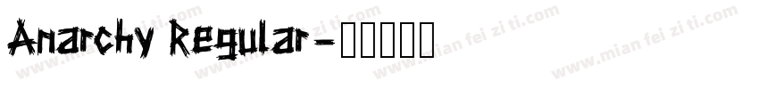 Anarchy Regular字体转换